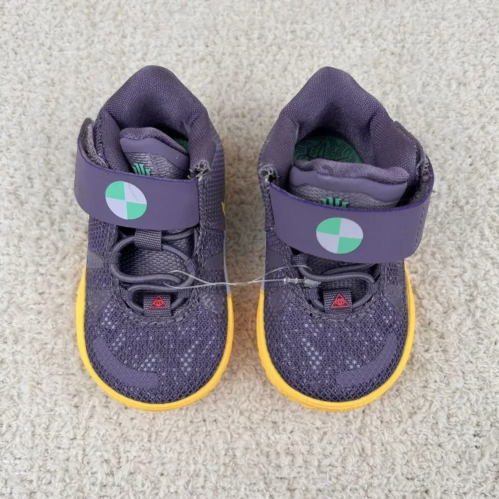 Nike Shoes Toddler 3C Kyrie 7 Daybreak Basketball Fire Swoosh Sneaker CT4980-500
